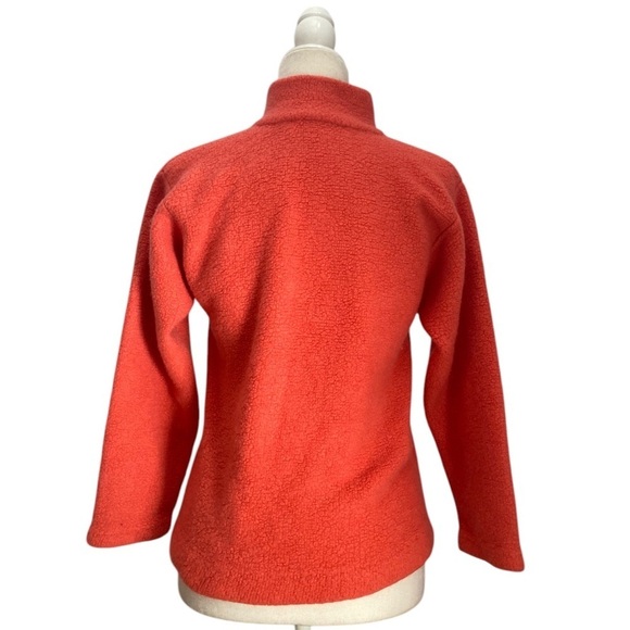 Johnstons Scotland Cashmere Pullover Sweater Jumper Quarter Snap Women’s Coral - Picture 5 of 9